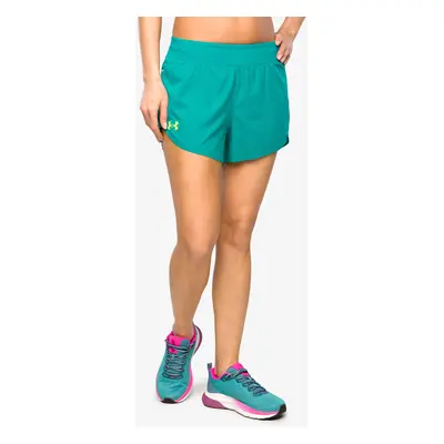 Under Armour Lighter Than Air Short Női Rövid Futónadrág - coastal teal/lime surge