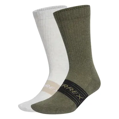 adidas TERREX Multi Socks Pack Túrazokni - white/olive strata