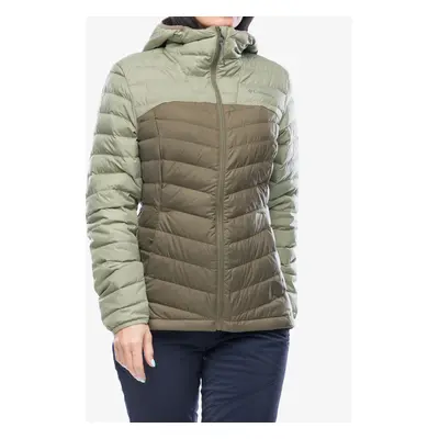 Columbia Westridge Hooded Down Jacket Női pehelykabát - safari/stone green