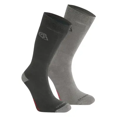 Craghoppers NosiLife Travel Twin Pack Socks Túrazokni - black pepper/mid grey