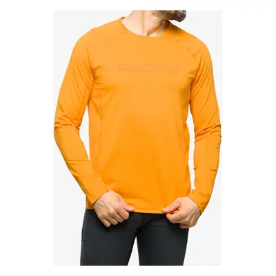 Mammut Selun FL Longsleeve Logo Férfi Pulóver - tangerine