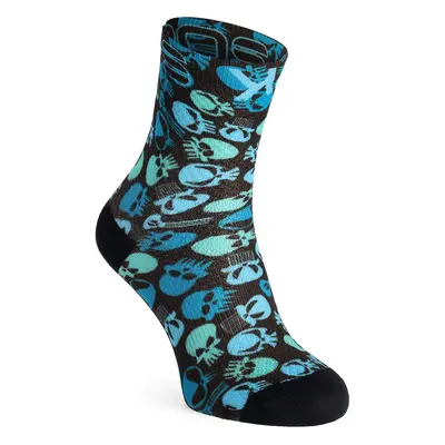 Karpos Green Fire Socks Női Biciklis Zokni - atoll/bluebird/moroccan blue