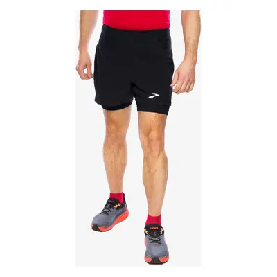 Brooks High Point 3in 2-in-1 Short 2.0 Rövid futónadrág - black