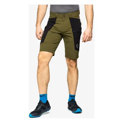 SCOTT SCO Shorts Explorair Tech Rövidnadrág Túrázáshoz - fir green/black