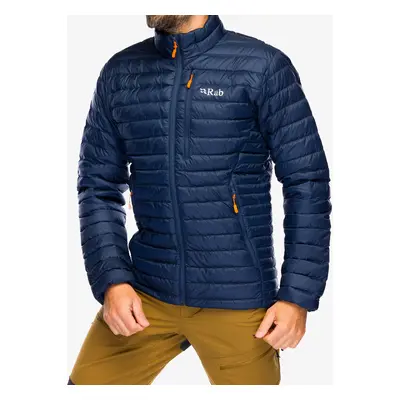 Rab Microlight Jacket Pehelykabát - deep ink/marmalade