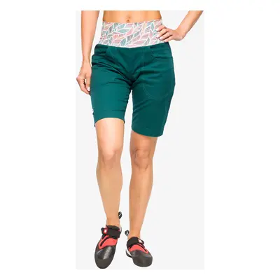 Ocun Sansa Shorts Női rövid mászónadrágok - green deep teal