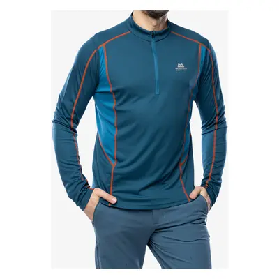 Mountain Equipment Ignis LS Zip Tee Hosszúujjú - majolica/alto blue