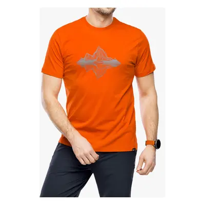 Helly Hansen F2F Organic Cotton Tee 2.0 Nyomtatott póló - patrol orange