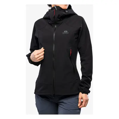 Mountain Equipment Frontier Hooded Jacket Női Softshell-Kabát - black