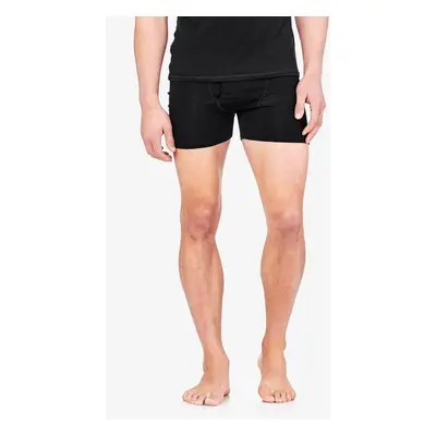 Icebreaker Anatomica Boxers wFly Termoaktív boxeralsó - black