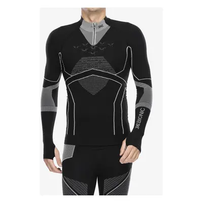 X-Bionic Energy Accumulator Light Shirt LS 1/2 Zip Termoaktív felső - x black/light grey