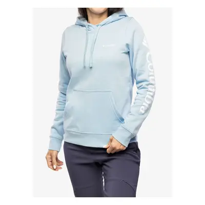 Columbia Trek Graphic Hoodie Női Kapucnis Felső - spring blue/white logo