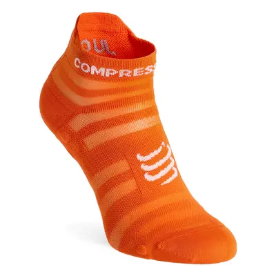 Compressport Pro Racing Socks v4.0 Ultralight Run Low Futózokni - fire/white