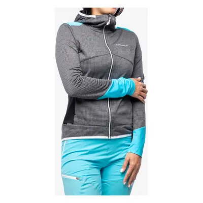 La Sportiva Aequilibrium Thermal Hoody Női kapucnis felső - black/malibu blue