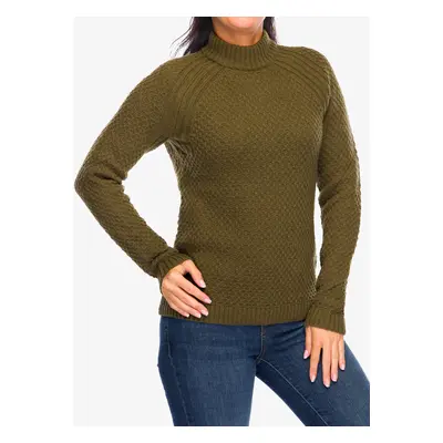 Royal Robbins Westlands Mock Neck Női pulóver - dark olive