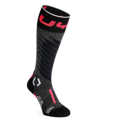 UYN Ski One Merino Socks Női Zokni - anthracite/pink