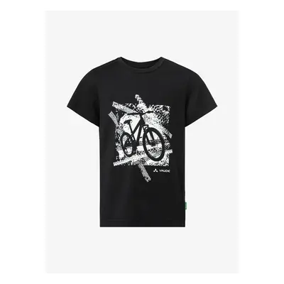 Vaude Kids Lezza T-Shirt Gyerekpóló - black/white