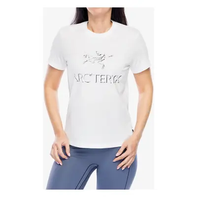 Arcteryx ArcWord Cotton T-Shirt SS Női nyomtatott póló - white light