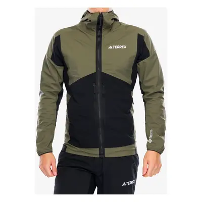 adidas TERREX Techrock GORE-TEX WINDSTOPPER Softshell Jkt Túrasídzseki - olive strata/black