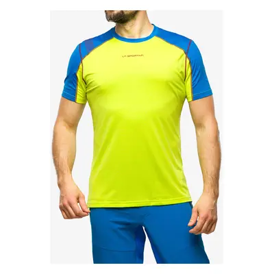 La Sportiva Sunfire T-Shirt Gyorsan száradó póló - lime punch/electric blue