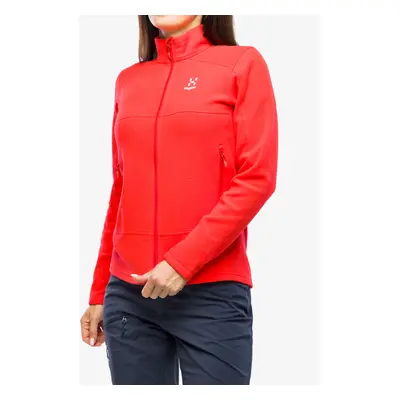 Haglofs Buteo Mid Jacket Női polárfelső - poppy red