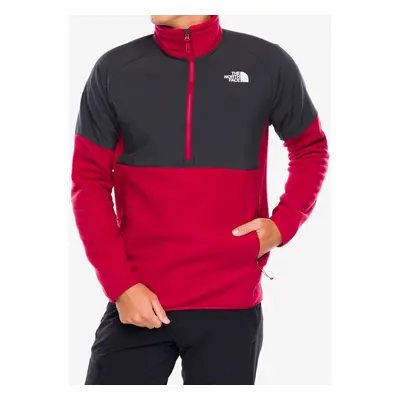 The North Face Glacier Heavyweight 1/2 Zip Férfi pulóver - garnet red/asphalt grey