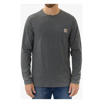 Carhartt Force Flex Pocket T-Shirt L/S Hosszú ujjú póló - carbon heather