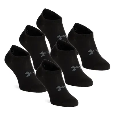 Under Armour Essential No Show 6-pack Zokni - black/black/pitch gray