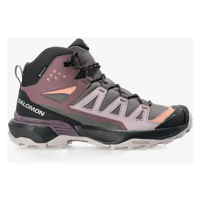 Salomon X Ultra Mid GTX Női túracipő - plum/phantom/cork