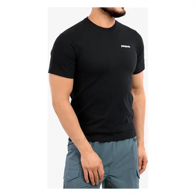 Patagonia P-6 Logo Responsibili-Tee Férfi Pamut Póló - black