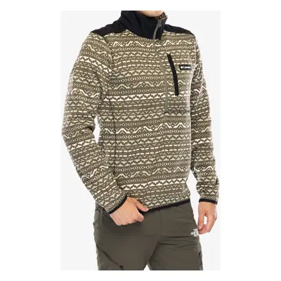 Columbia Sweater Weather Printed Half Zip II Polárfelső - stone green madras multi