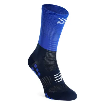 Compressport Mid Compression Socks Futózokni - blue lolite