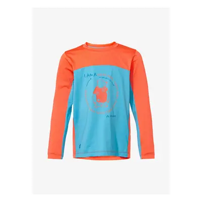 Vaude Solaro LS T-Shirt II Gyermek pulóver - crystal blue