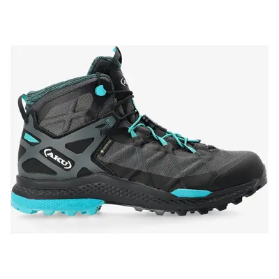 AKU Rocket Mid DFS GTX Női Túracipő - black/turquoise