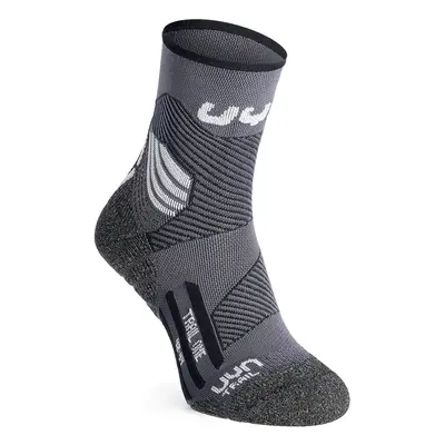 UYN Run Trail One Socks Futózokni - grey/wht