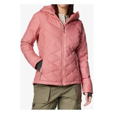 Columbia Heavenly Hooded Jacket Női bélelt kabát - pink agave