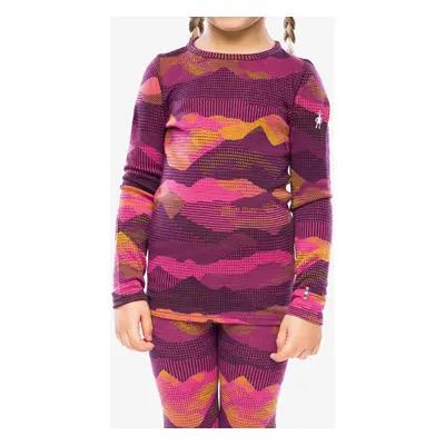 Smartwool Classic Thermal Merino Base Layer Crew Boxed Gyermek pulóver - purple iris mtn