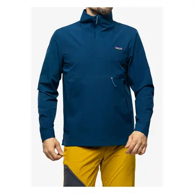 Patagonia R1 CrossStrata P/O Softshell Kabát - lago blue