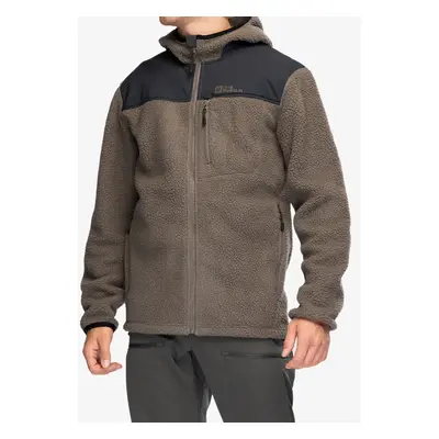 Jack Wolfskin Kammweg Pile FZ Polárdzseki - cold coffee