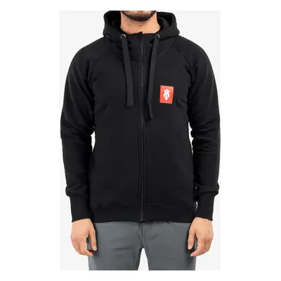 Majesty Logo Zipped Hoodie Cipzáras Felső - black