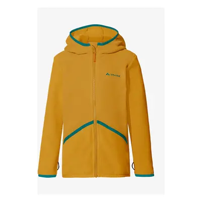 Vaude Kids Pulex Hooded Jacket Gyermek Pulóver - burnt yellow