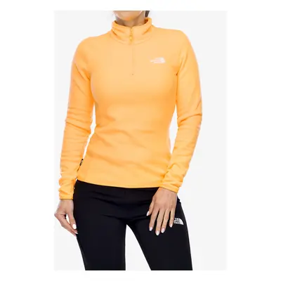 The North Face Glacier 1/4 Zip Női polárfelső - bright cantaloupe