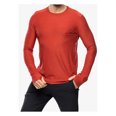 Royal Robbins Amp Lite Crew L/S Hosszúujjú - brick red htr