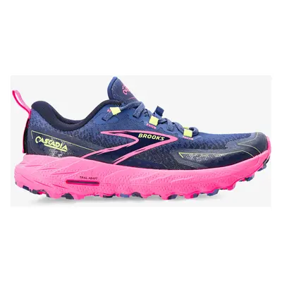 Brooks Cascadia Női terepfutó cipő - grey blue/pink/sunny lime