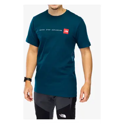 The North Face S/S Never Stop Exploring Tee Pamutpóló - midnight petrol