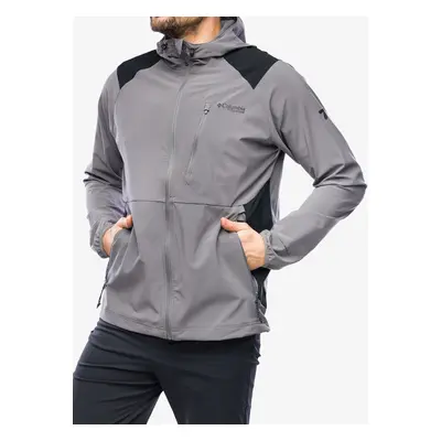 Columbia Triple Canyon Hooded Jacket Softshell kabát - city grey