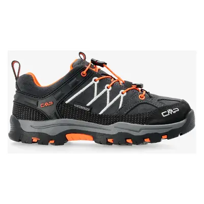 CMP Kids Rigel Low Trekking Shoes Wp Gyerekcipő - antracite-flash orange