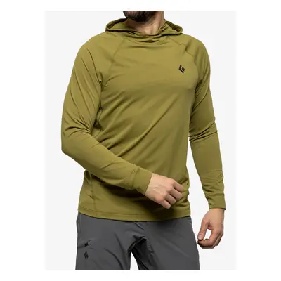 Black Diamond Alpenglow Hoody Felső - camp green