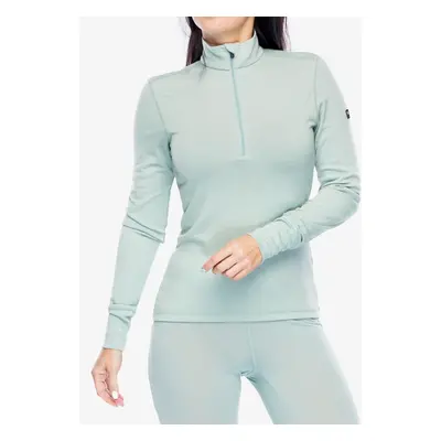 Super.natural Arctic230 Zip 1/4 Termoaktív női felső - light jade