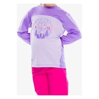 Vaude Solaro LS T-Shirt II Gyermek pulóver - pastel lilac